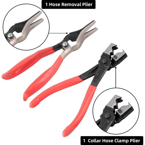 Hose clamp pliers set 9pcs