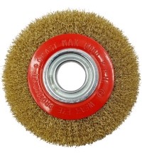 Crimped wire flat wheel brush, 250x32mm