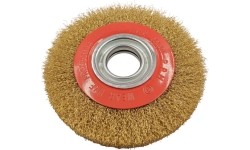 Crimped wire flat wheel brush, 250x32mm