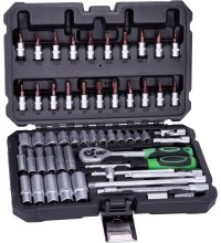 Galvučių rinkinys 1/4" (55vnt)