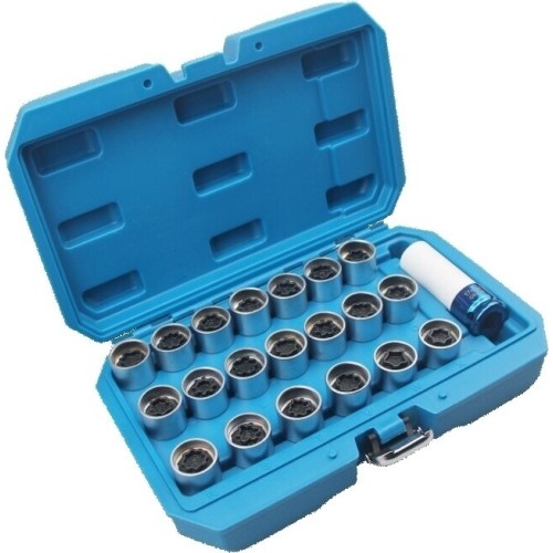 Audi wheel bolt lock socket set 21pcs