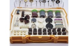 Priedų rinkinys 302vnt. universaliam mini šlifuokliui lanksčiu velenu