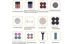 Priedų rinkinys 302vnt. universaliam mini šlifuokliui lanksčiu velenu