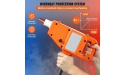 Spot welding machine and dent bar set in plastic box