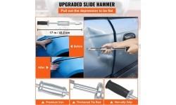 Spot welding machine and dent bar set in plastic box