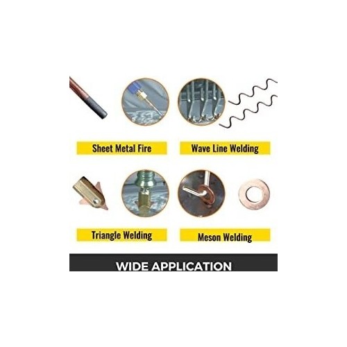 Spot welding machine and dent bar set