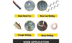 Spot welding machine and dent bar set