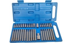 Screwdriver bit set 40pcs TORX, HEX, SPLINE