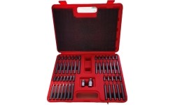Screwdriver bit set 54pcs TORX, TORX SEC, HEX, SPLINE