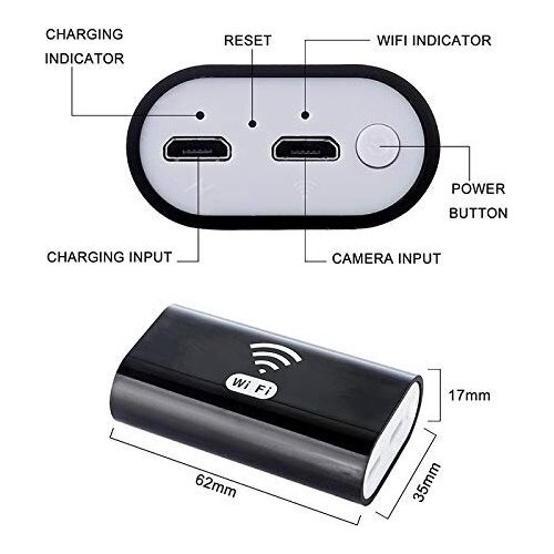 WI-FI endoscope, Ø 8mm, 5m