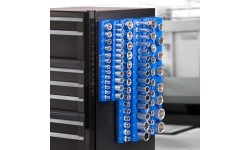 Magnetinių laikiklių galvutėms rinkinys 3vnt (1/2"+3/8"+1/4") Metrinė sistema