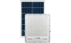 Autonominis šviestuvas su saulės baterija Ir šviesos jutikliu 50W