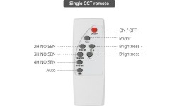 Autonominis šviestuvas su saulės baterija Ir šviesos jutikliu 50W