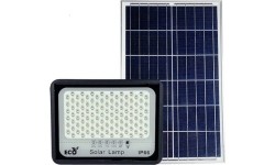 Autonominis šviestuvas su saulės baterija ir šviesos jutikliu 50W