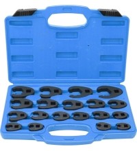 3/8" + 1/2" Dr. Crowfoot wrench set 8 - 32mm