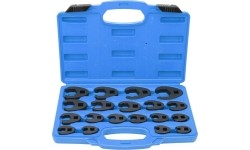 3/8" + 1/2" Dr. Crowfoot wrench set 8 - 32mm