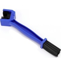 Motorcycle chain cleaning brush