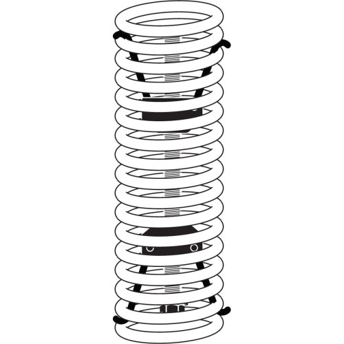 Internal coil spring compressor