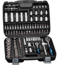 1/2" + 1/4" Dr. Socket set 108pcs 6pt