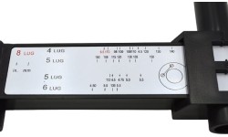 Ratų varžtų atstumo tarp skylių matuoklis