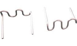 Wave staples 0.8mm (100pcs)