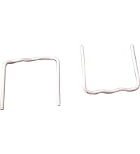 Plastiko suvirinimo kabės lygios 0.8mm (100vnt)