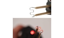 Plastic welder gun 43W with hot staples (200pcs) set