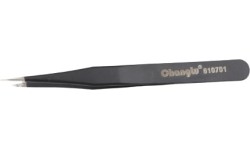 Tweezers straight (normal head) 125mm