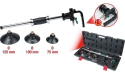 Pneumatic dent puller with suction cups