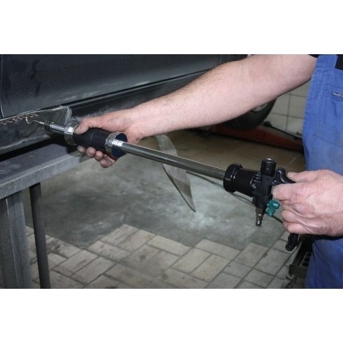 Pneumatic dent puller with suction cups