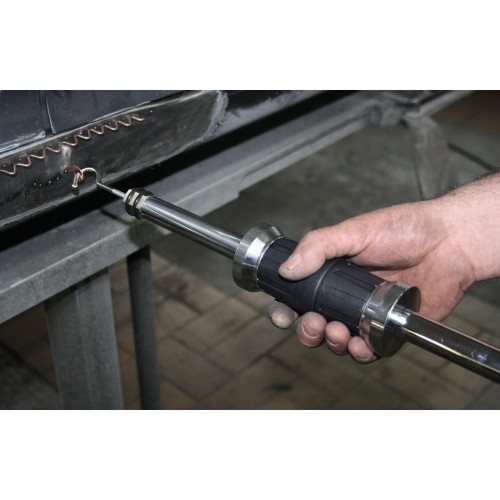 Pneumatic dent puller with suction cups