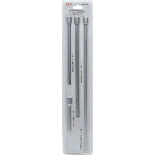 1/4" Dr. Extension bar wobble set (4pcs)