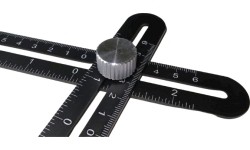 Template ruler stencil marker for holes tiles