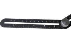 Template ruler stencil marker for holes tiles