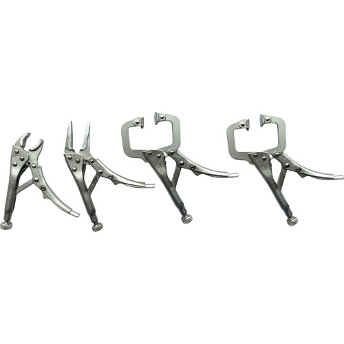 Mini locking pliers set 4pcs