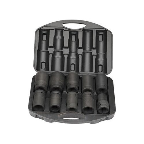 1" Dr. Impact socket set 10pcs. (17-41mm)