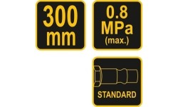 Prapūtimo pistoletas prailgintas 300mm