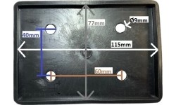 Padas guminis hidraul.keltuvui (ats.d.)(stač.)