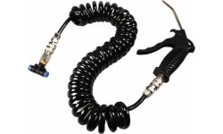 Prapūtimo pistoletas su spiraline žarna