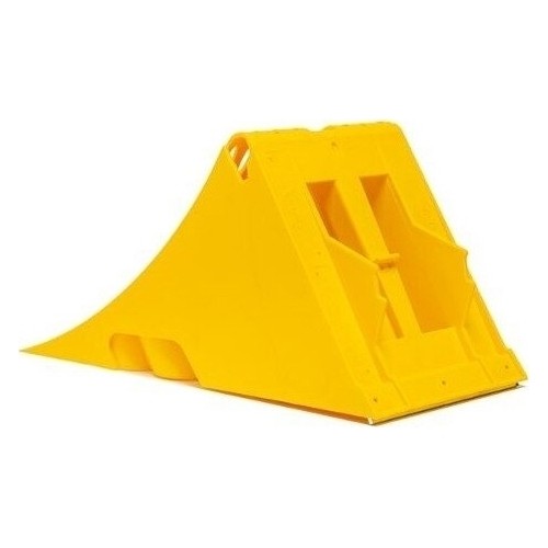 Safety wheel chock for truck (plastic)