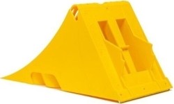 Safety wheel chock for truck (plastic)