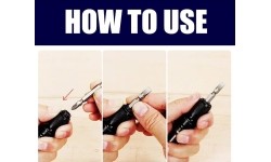 1/2" Dr. Impact adapter for bits HEX 1/4"