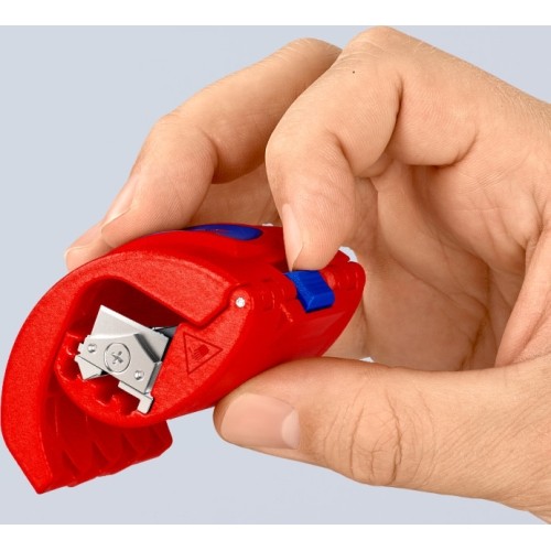 Cutter for plastic pipes and sealing sleves 20-50mm KNIPEX BiX