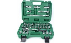 1/2" Dr. Socket set 32pcs 6pt+12pt