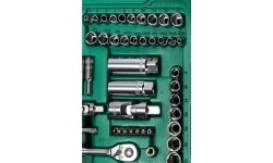 1/4" + 3/8" + 1/2" Dr. Socket wrench set 150pcs.
