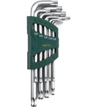 L-tipo šešiakampių TORX raktų su apvalia galvute rinkinys 9vnt. (T10-T50)