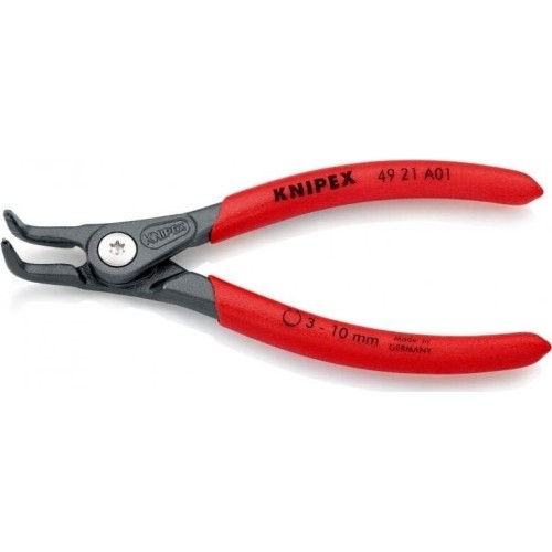 Precision circlip pliers. External. Bent 130mm (Ø3-10mm) KNIPEX