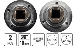 Adjustable disc brake piston spreader kit 2pcs