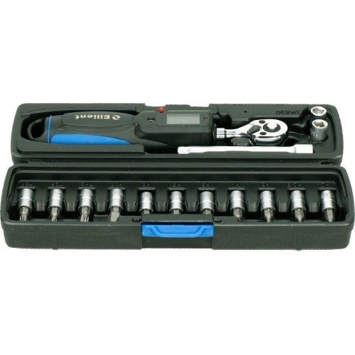 1/4" Dr. Pre-set digital torque wrench 6-30Nm with bit sets