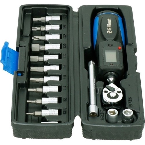 1/4" Dr. Pre-set digital torque wrench 6-30Nm with bit sets